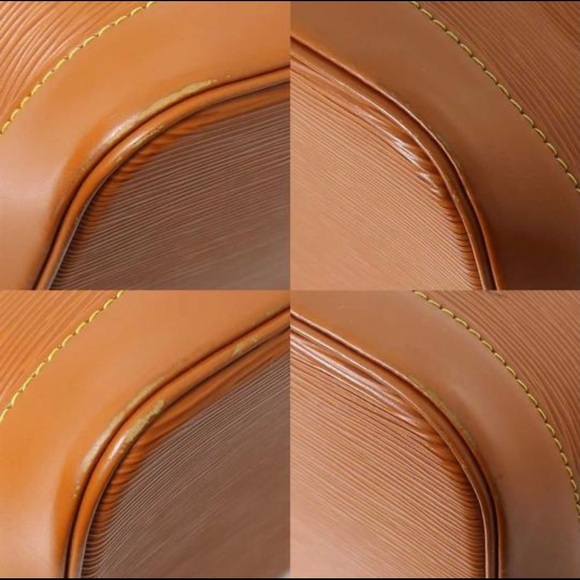 Alma Epi Satchel gold cipango leather. - Picture 6 of 10